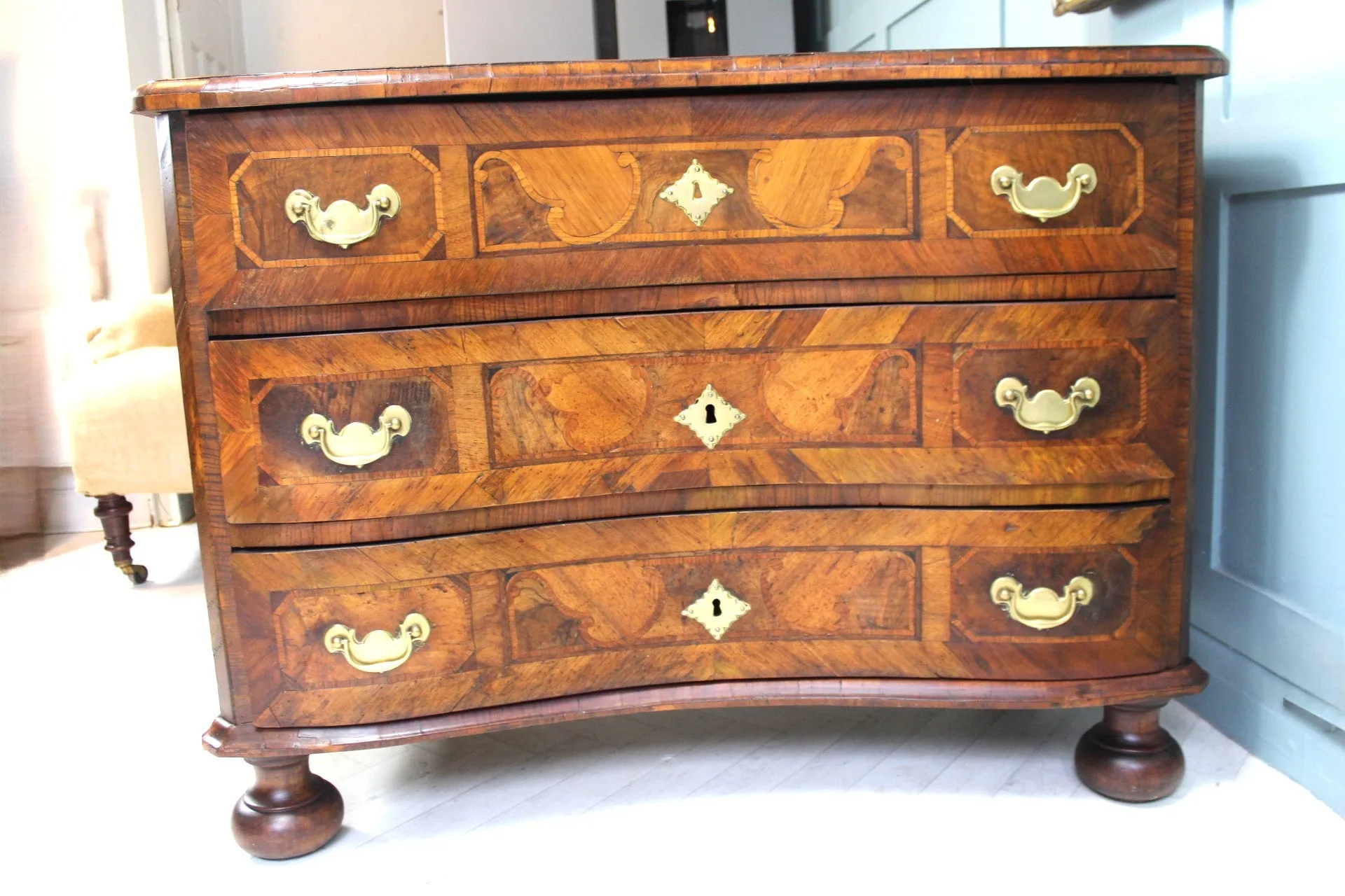 18th Century Austrian Baroque Chest of Drawers