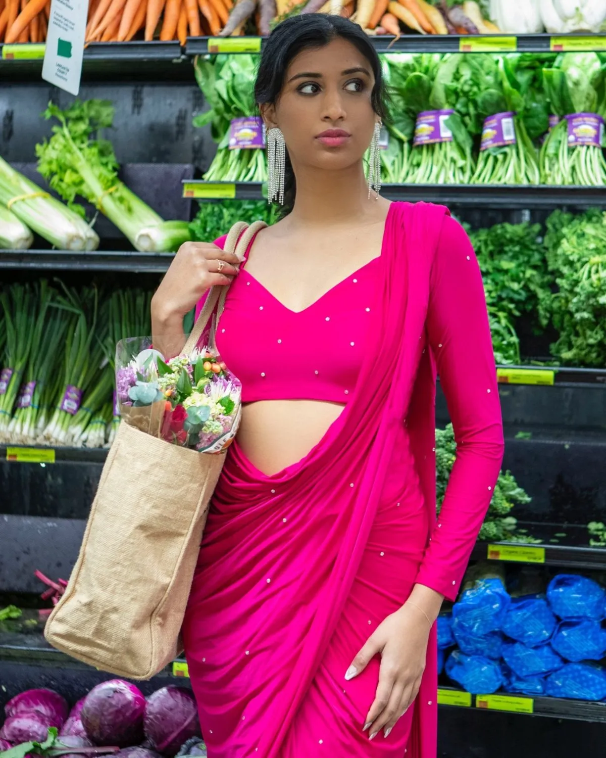 5 Second Sari ™ Pink