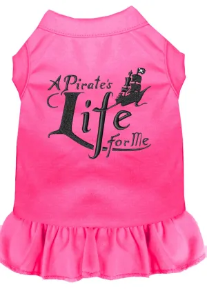 A Pirate's Life Embroidered Dog Dress Bright Pink 4x (22)
