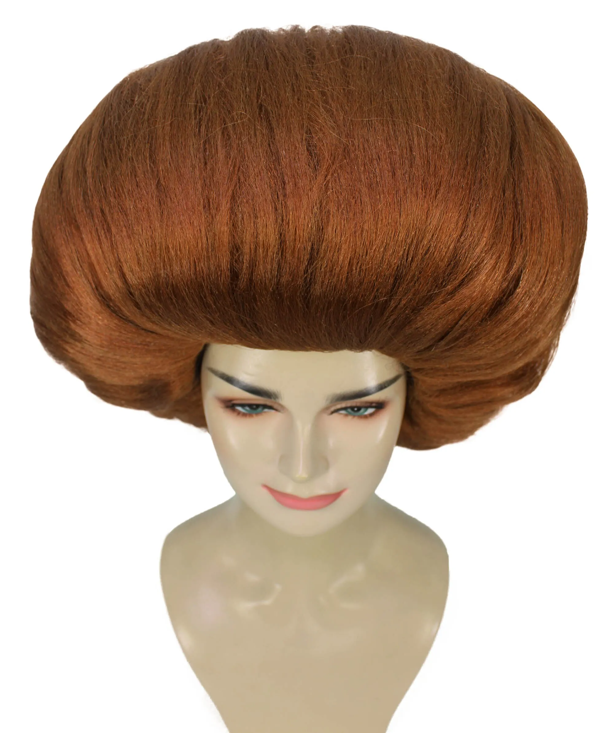 Adult Women's Brown Rococo Wig | Perfect for Halloween | Flame-retardant Synthetic Fiber