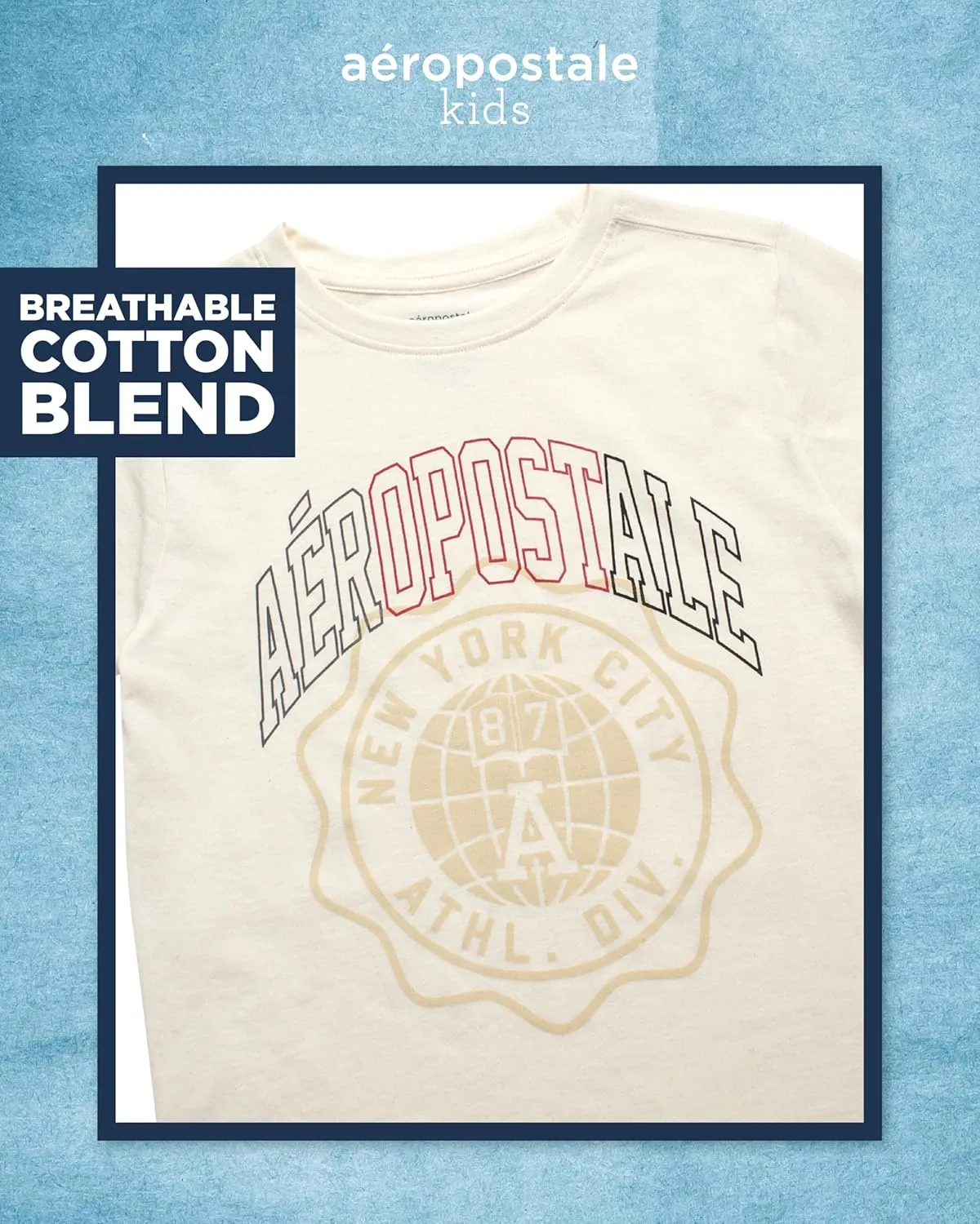 AEROPOSTALE Hoodie and T-Shirt Set - 2 Piece Pullover Hoodie Sweatshirt and Active Graphic Tee - Boys Activewear Tops (8-16)