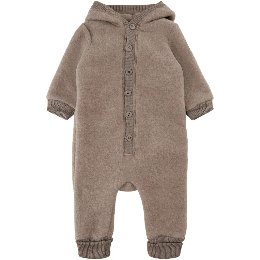 Baby Wool Suit Hooded - Melange Denver