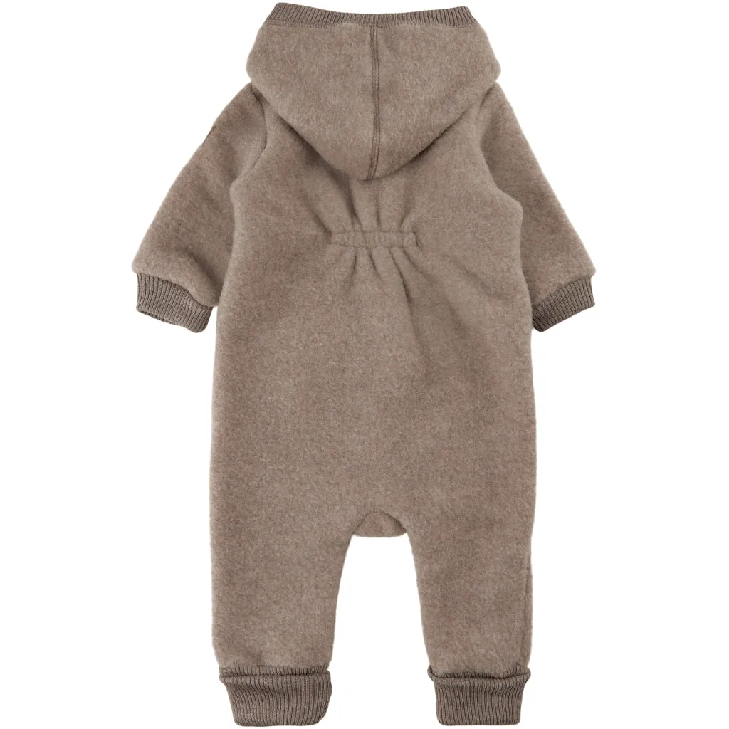 Baby Wool Suit Hooded - Melange Denver