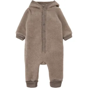 Baby Wool Suit Hooded - Melange Denver