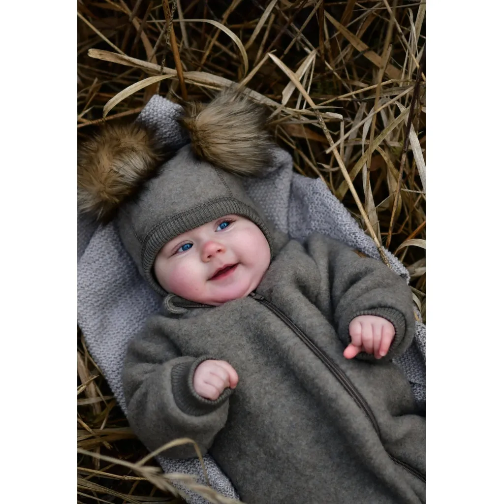 Baby Wool Suit (Rib Cuffs) - Melange Denver