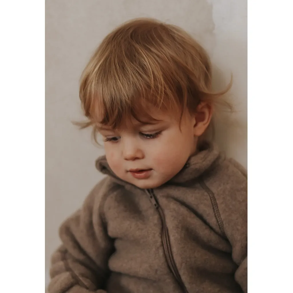 Baby Wool Suit (Rib Cuffs) - Melange Denver