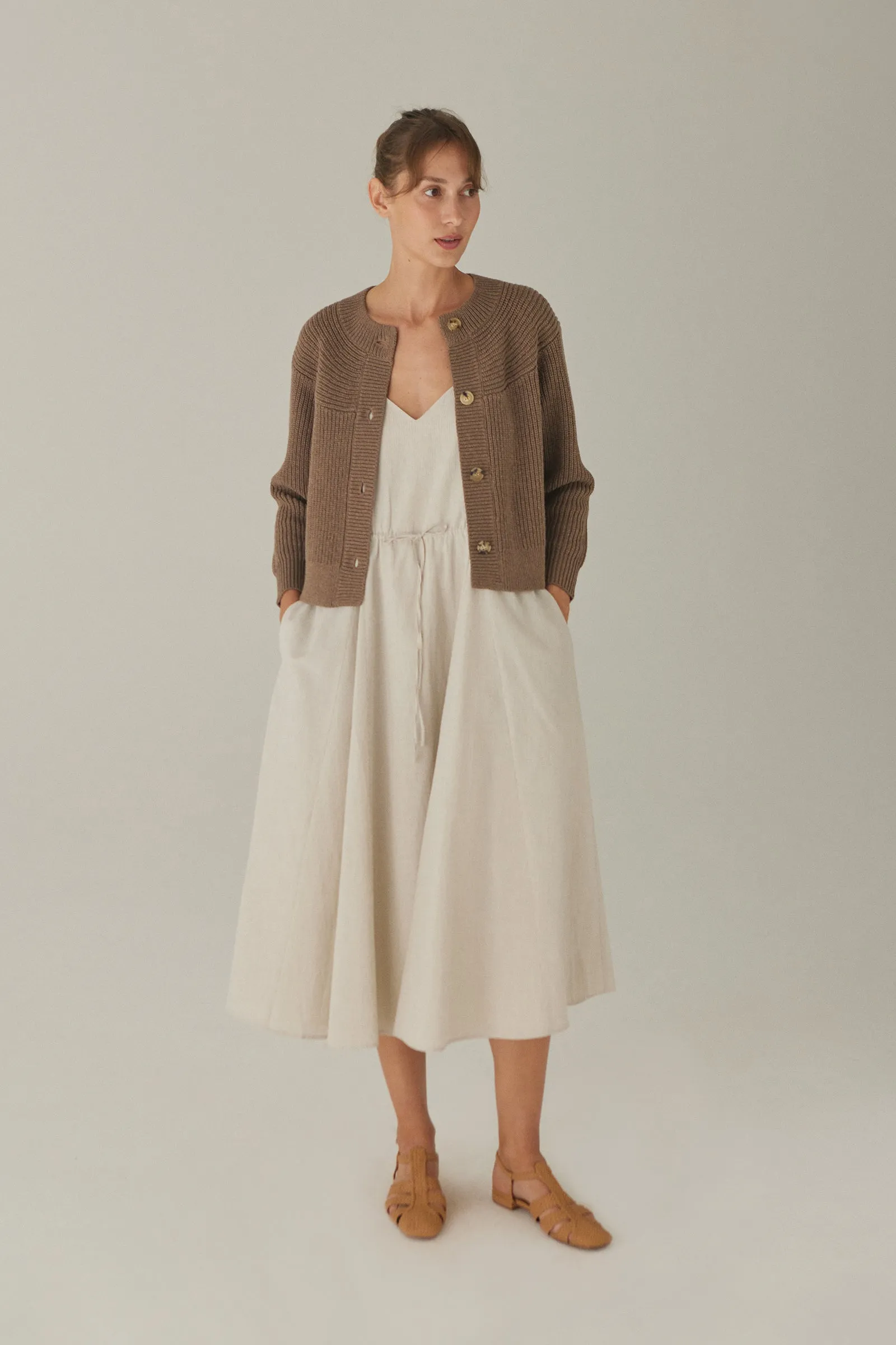 Bistro Dress -- Cotton Linen