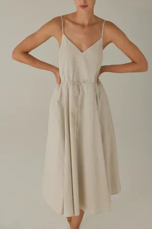 Bistro Dress -- Cotton Linen