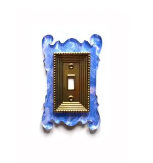 Blue Agate Switch Plate
