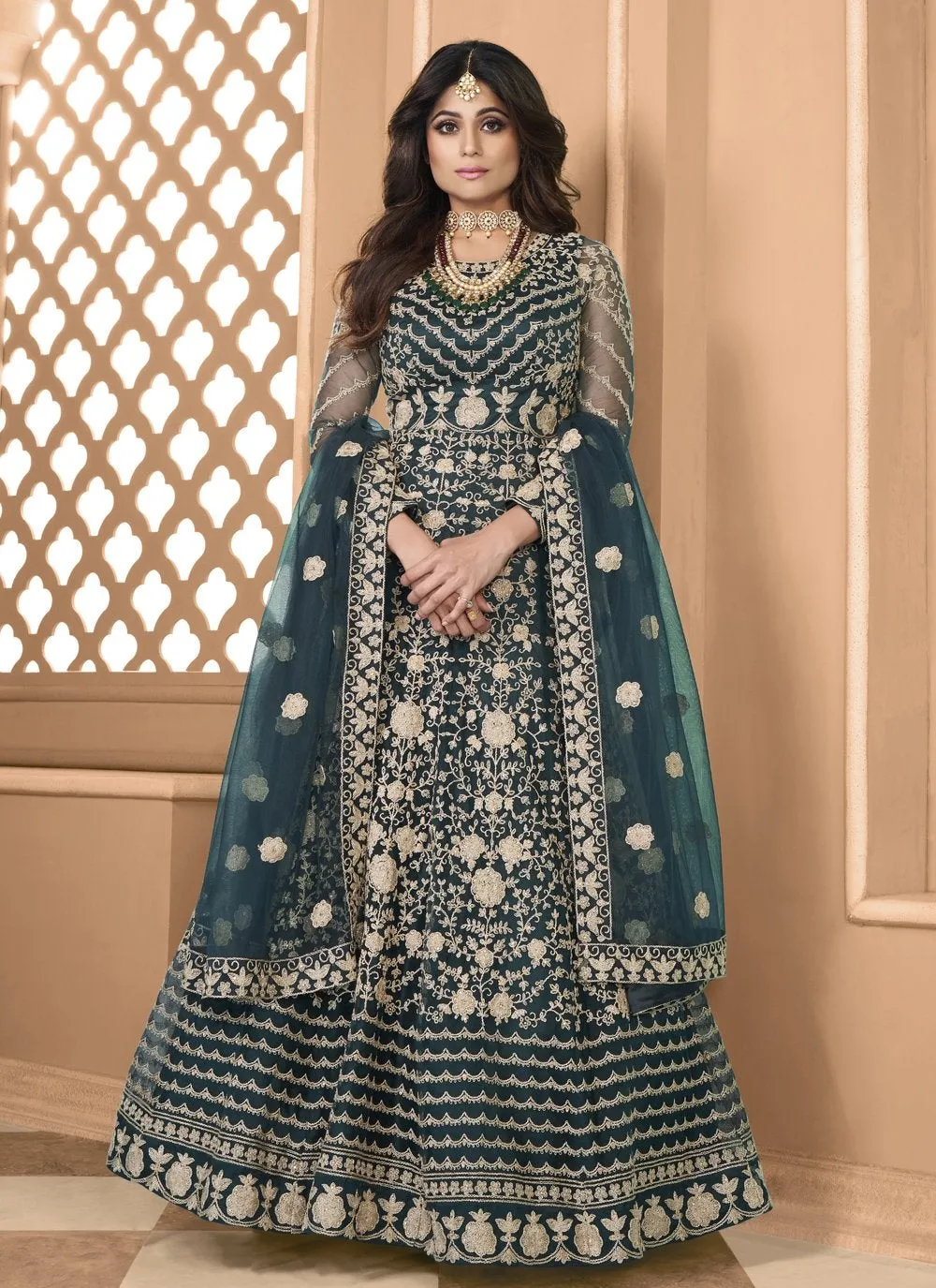 Butterfly Net - Anarkali Dress