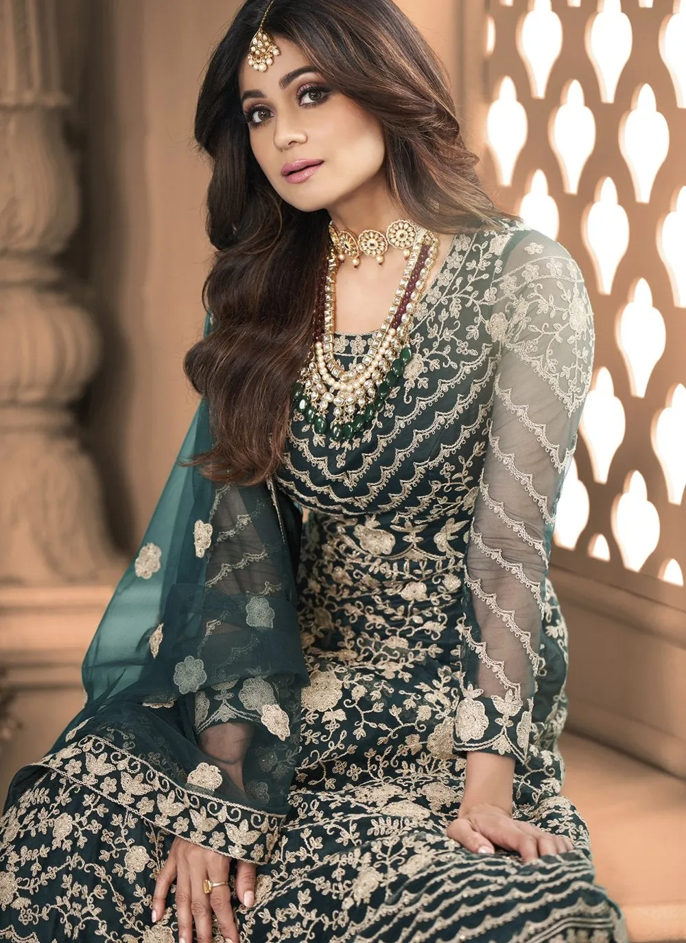 Butterfly Net - Anarkali Dress