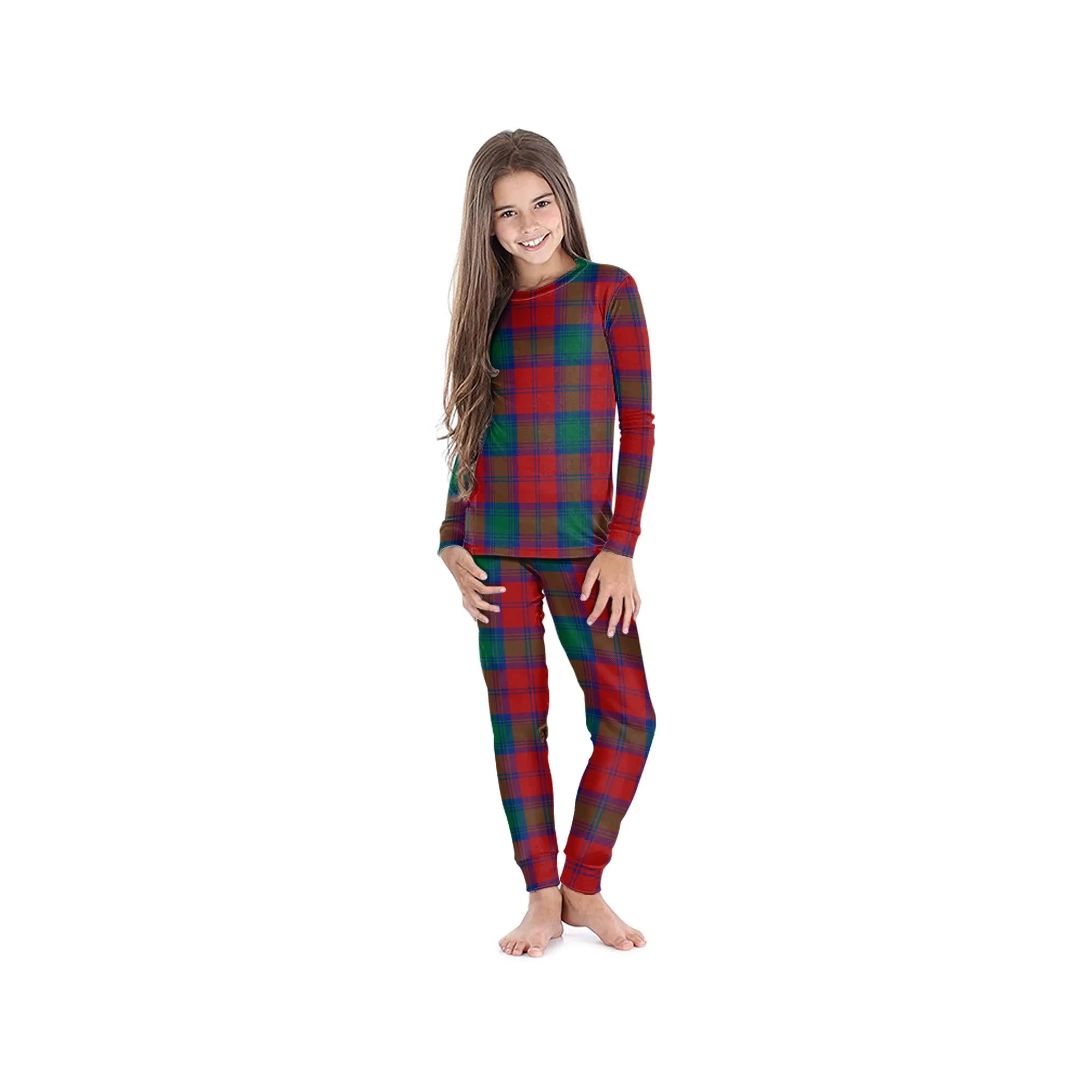 Byres (Byses) Tartan Pajamas Family Set