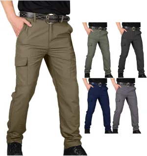 Cargo Pants for Men Slim Fit Water Resistant Breathable Stretchy Lightweight Quick Dry Work Hiking Tactical Pants
