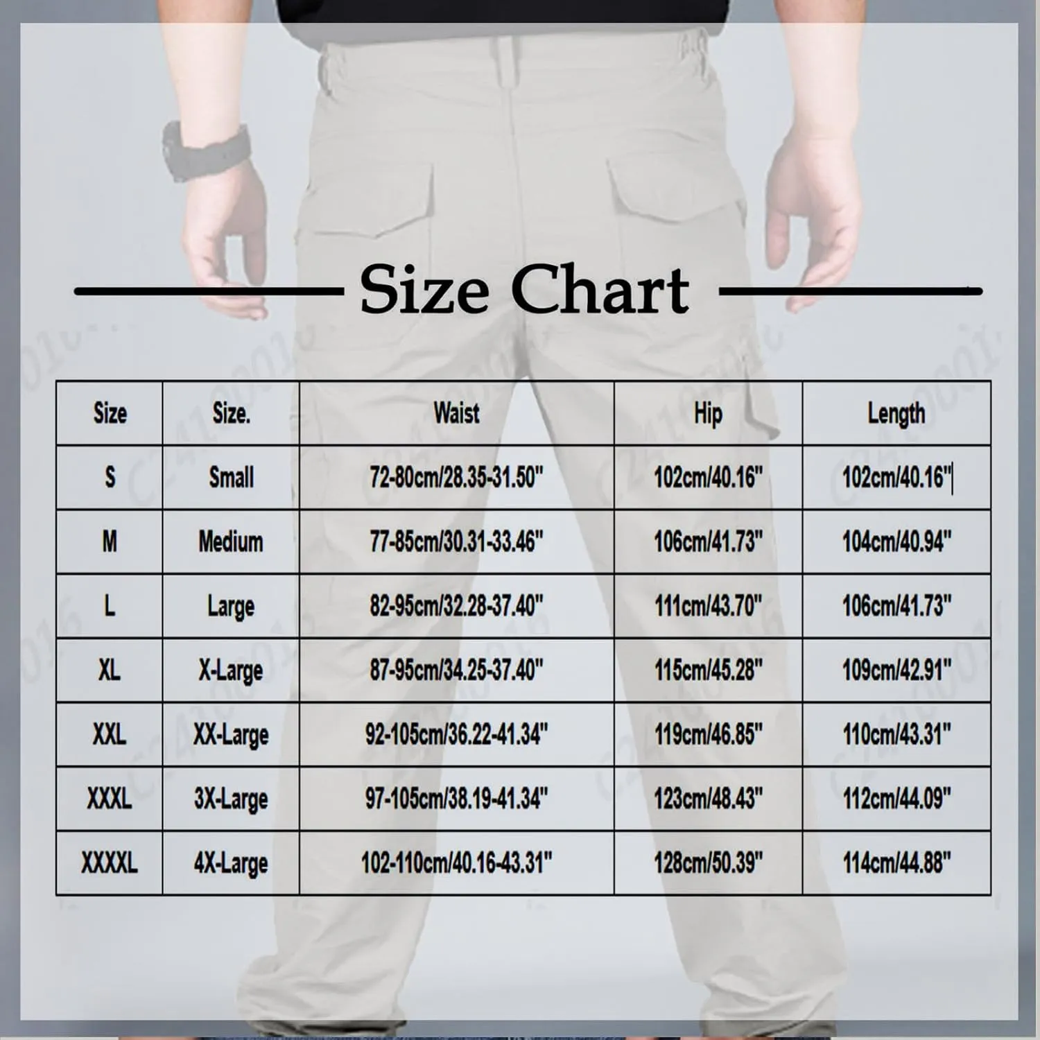 Cargo Pants for Men Slim Fit Water Resistant Breathable Stretchy Lightweight Quick Dry Work Hiking Tactical Pants