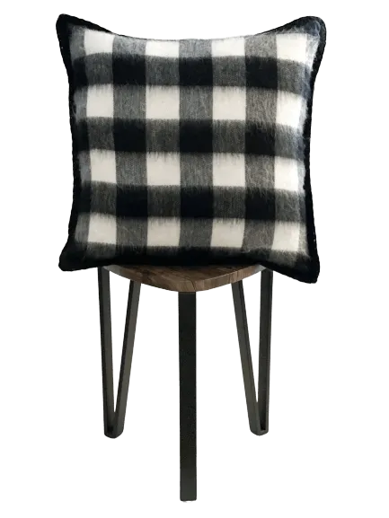 Checker Alpaca Pillow Cover