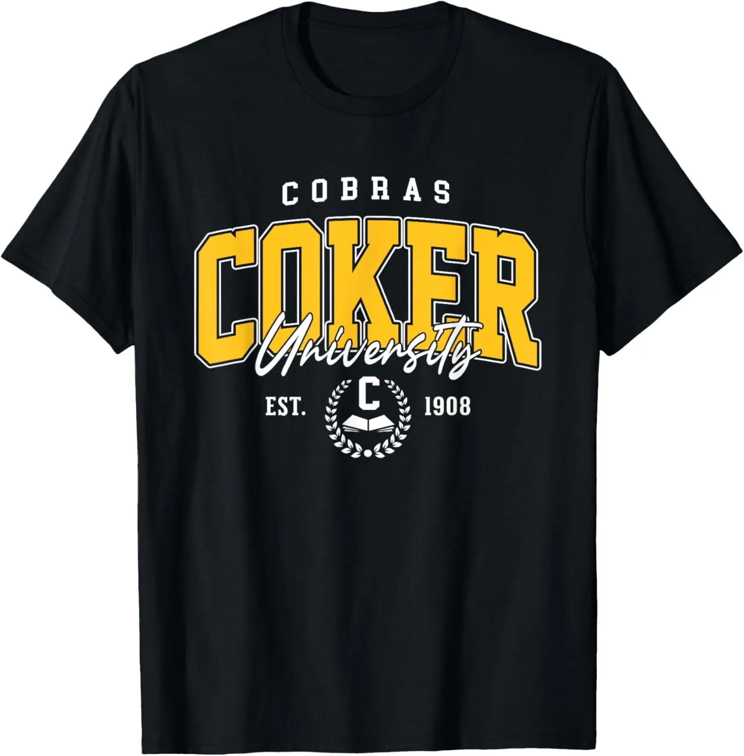 Coker College Cobras Retro University Design for Men Women T-Shirt