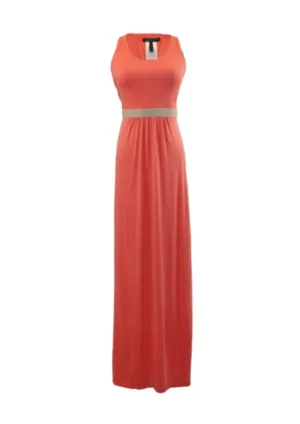 CORAL MAXI DRESS