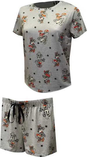 Disney Mickey and Minnie Mummies Halloween Shortie Pajama