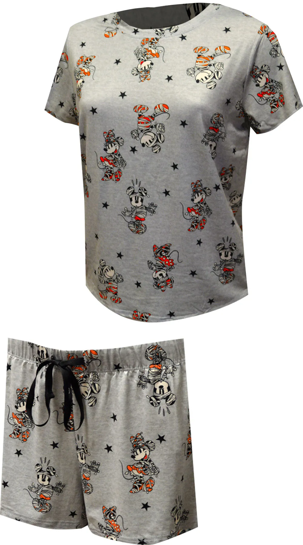 Disney Mickey and Minnie Mummies Halloween Shortie Pajama