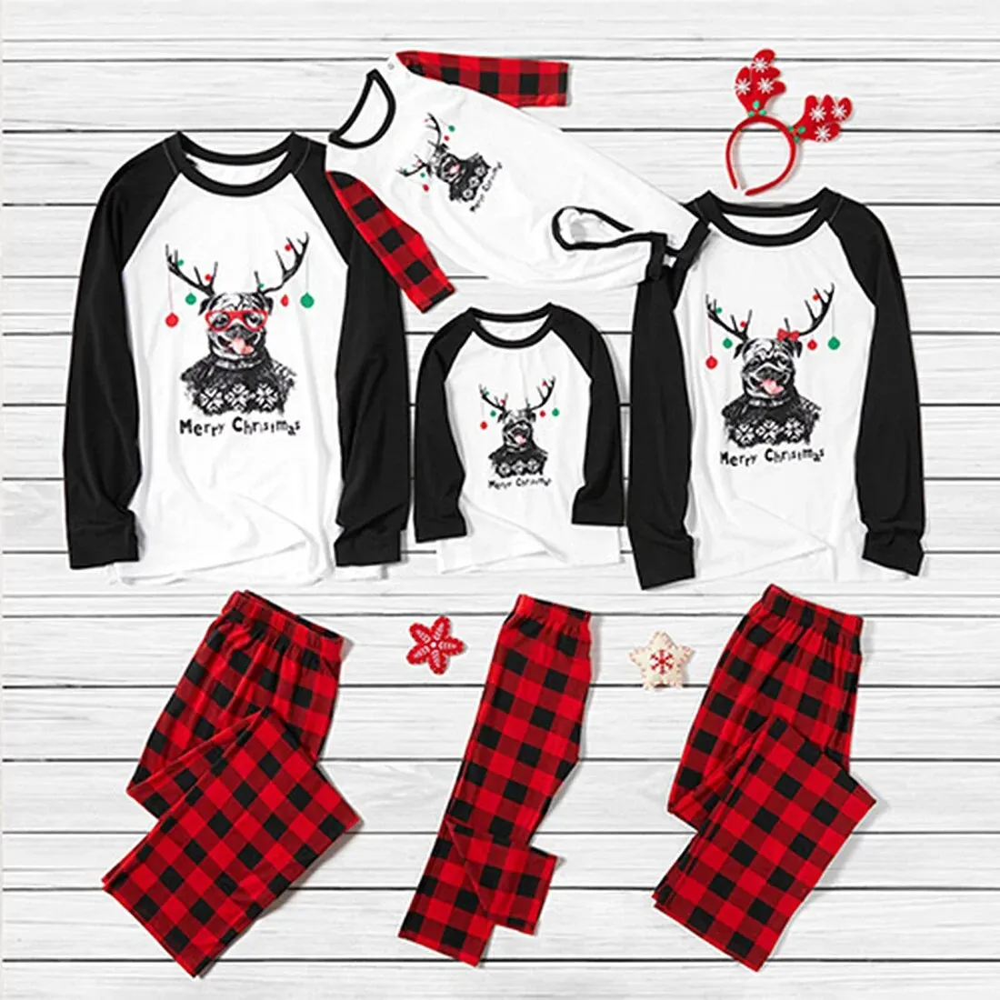 Festive Christmas Family Pajamas