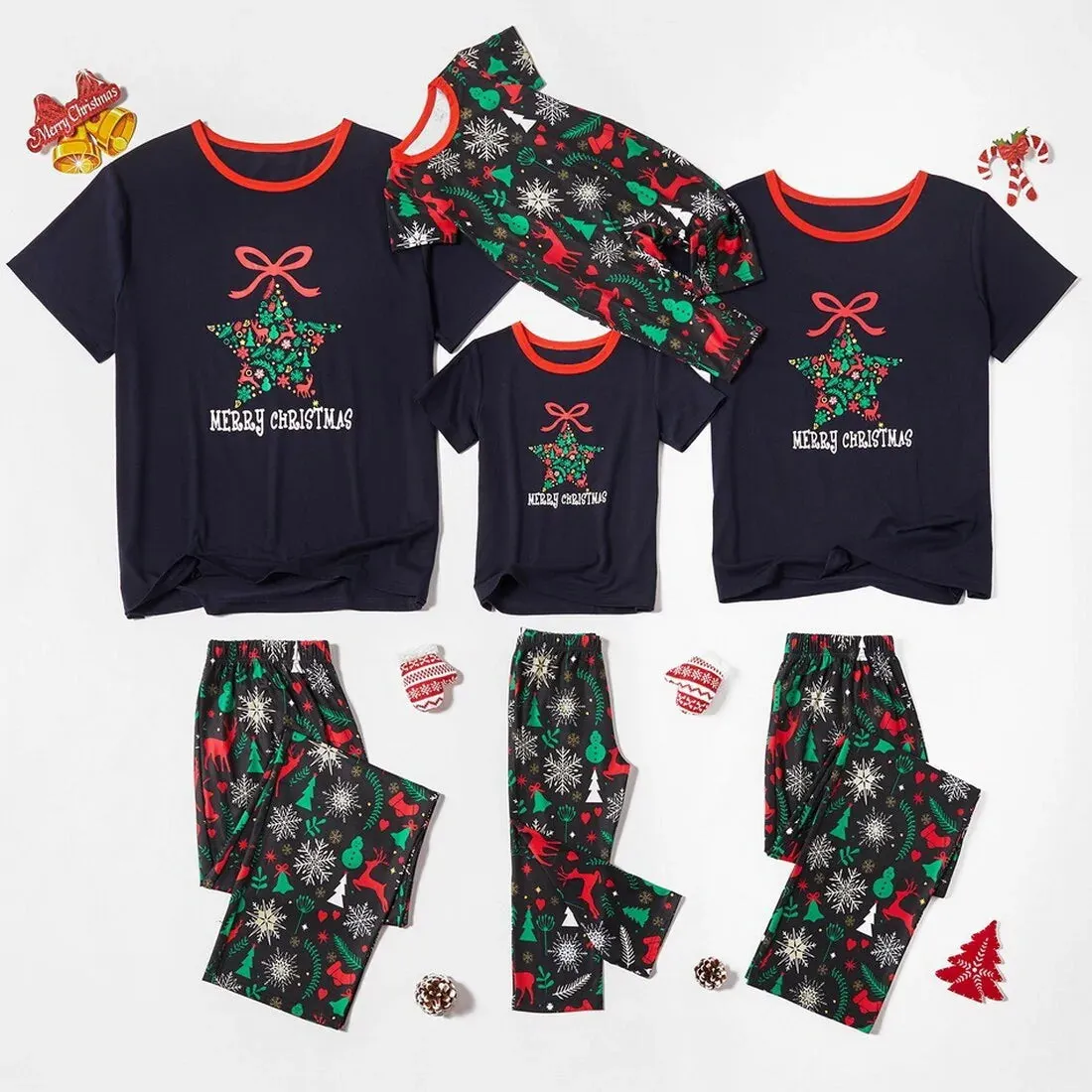 Festive Christmas Family Pajamas