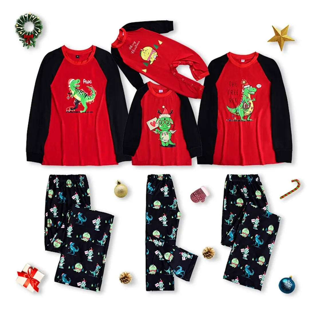 Festive Christmas Family Pajamas