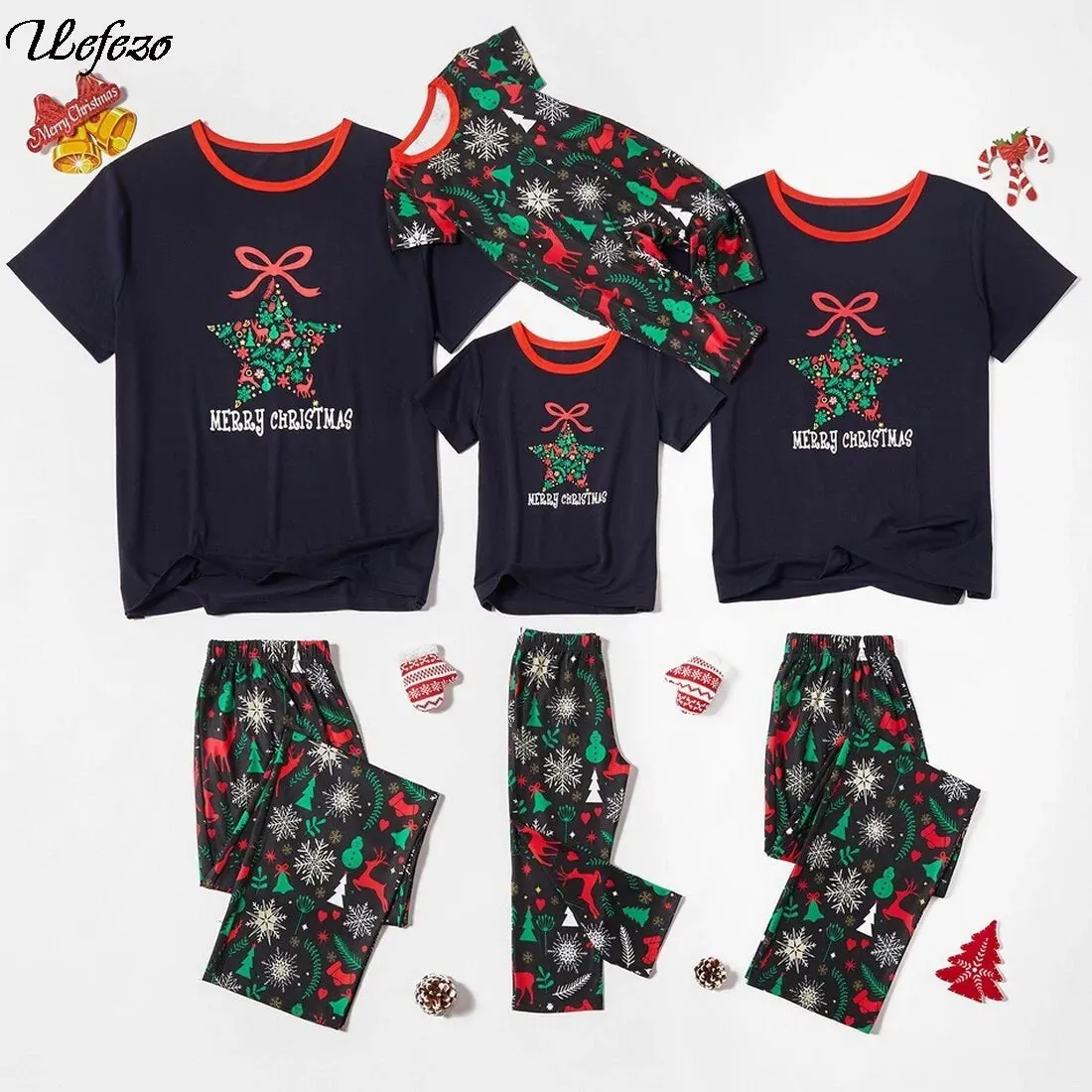 Festive Christmas Family Pajamas