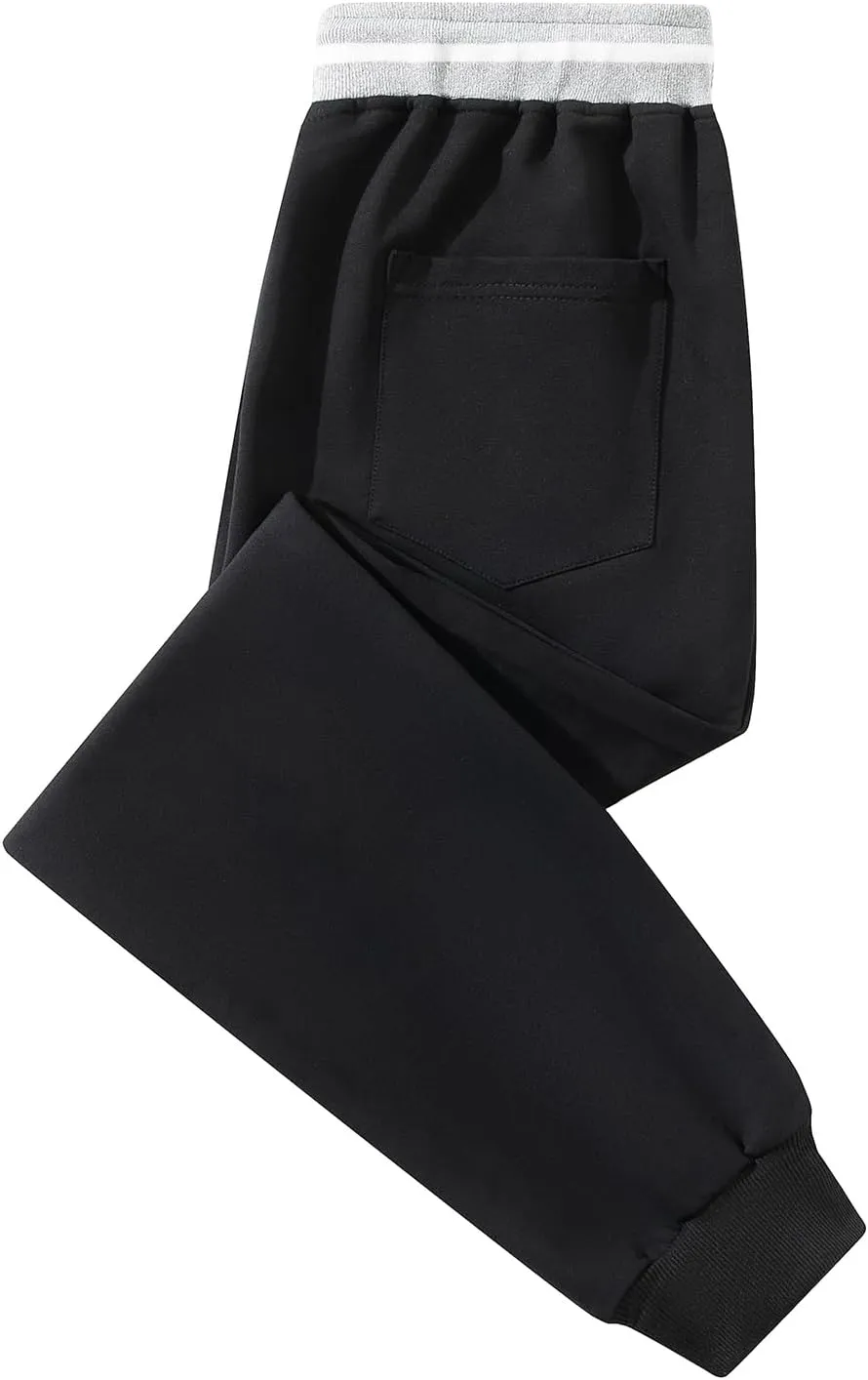 FoxQ Mens Sweatpants with Pockets Sports Joggers Athletic Running Casual Yoga Pants