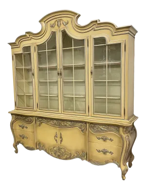 French Rococo Style China Cabinet by Romweber