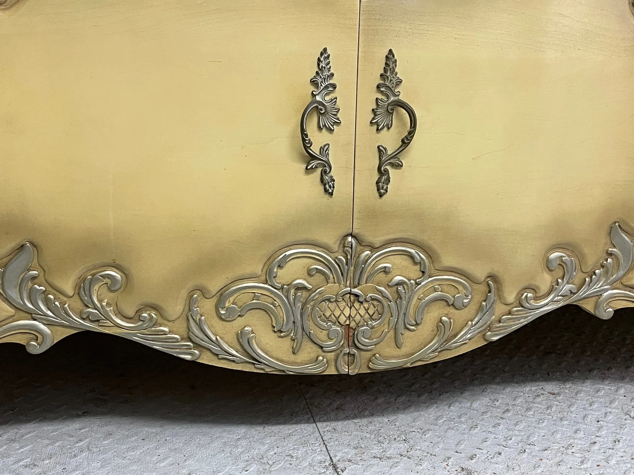 French Rococo Style China Cabinet by Romweber
