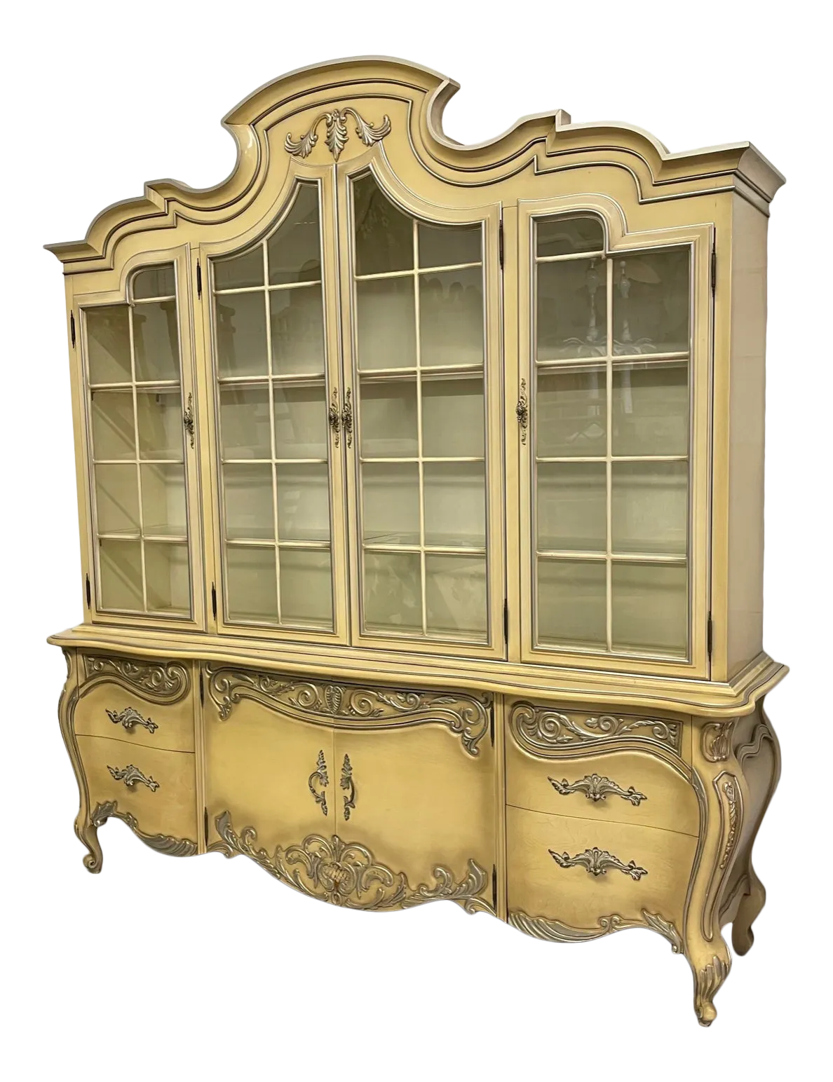 French Rococo Style China Cabinet by Romweber