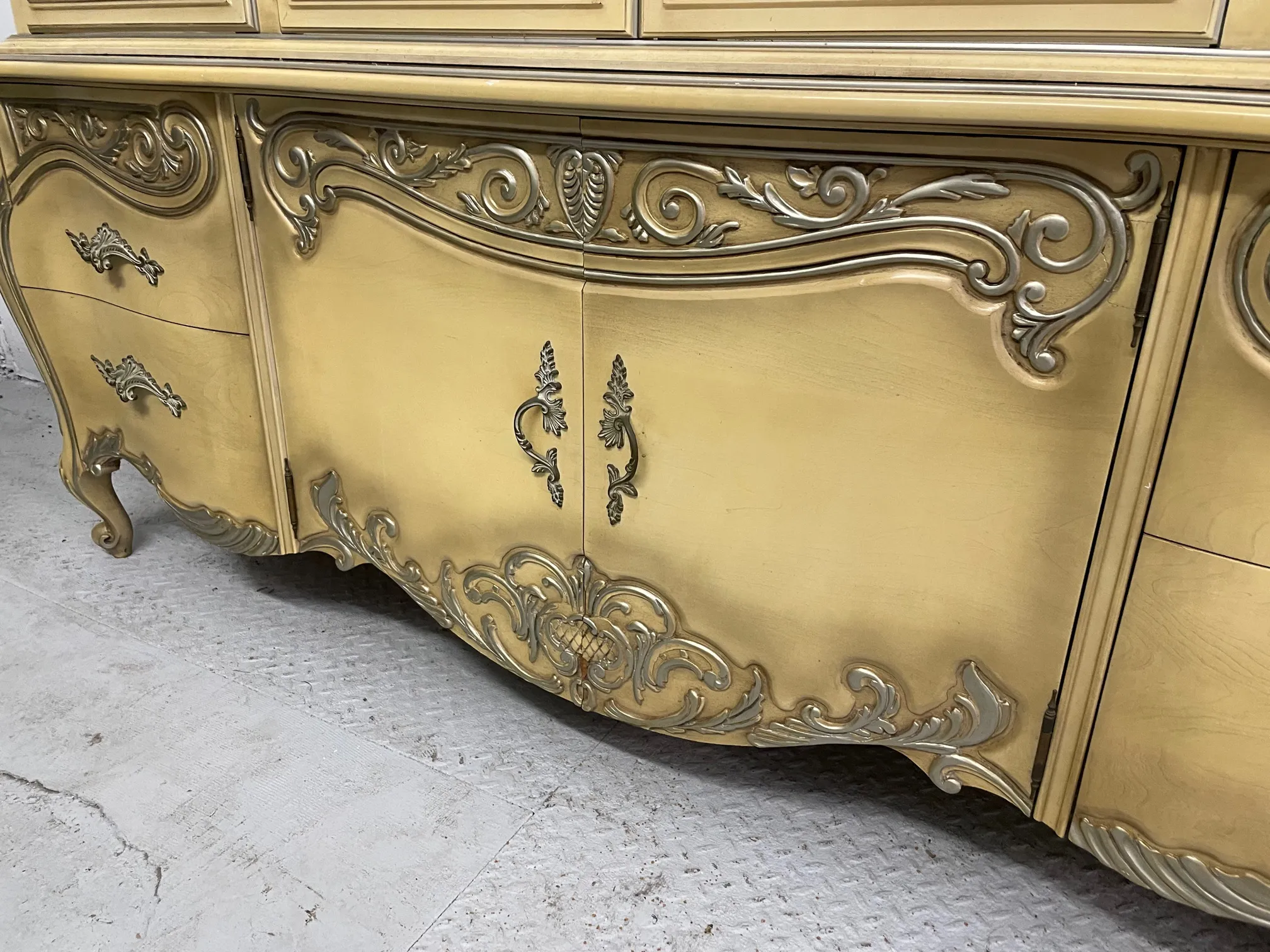 French Rococo Style China Cabinet by Romweber