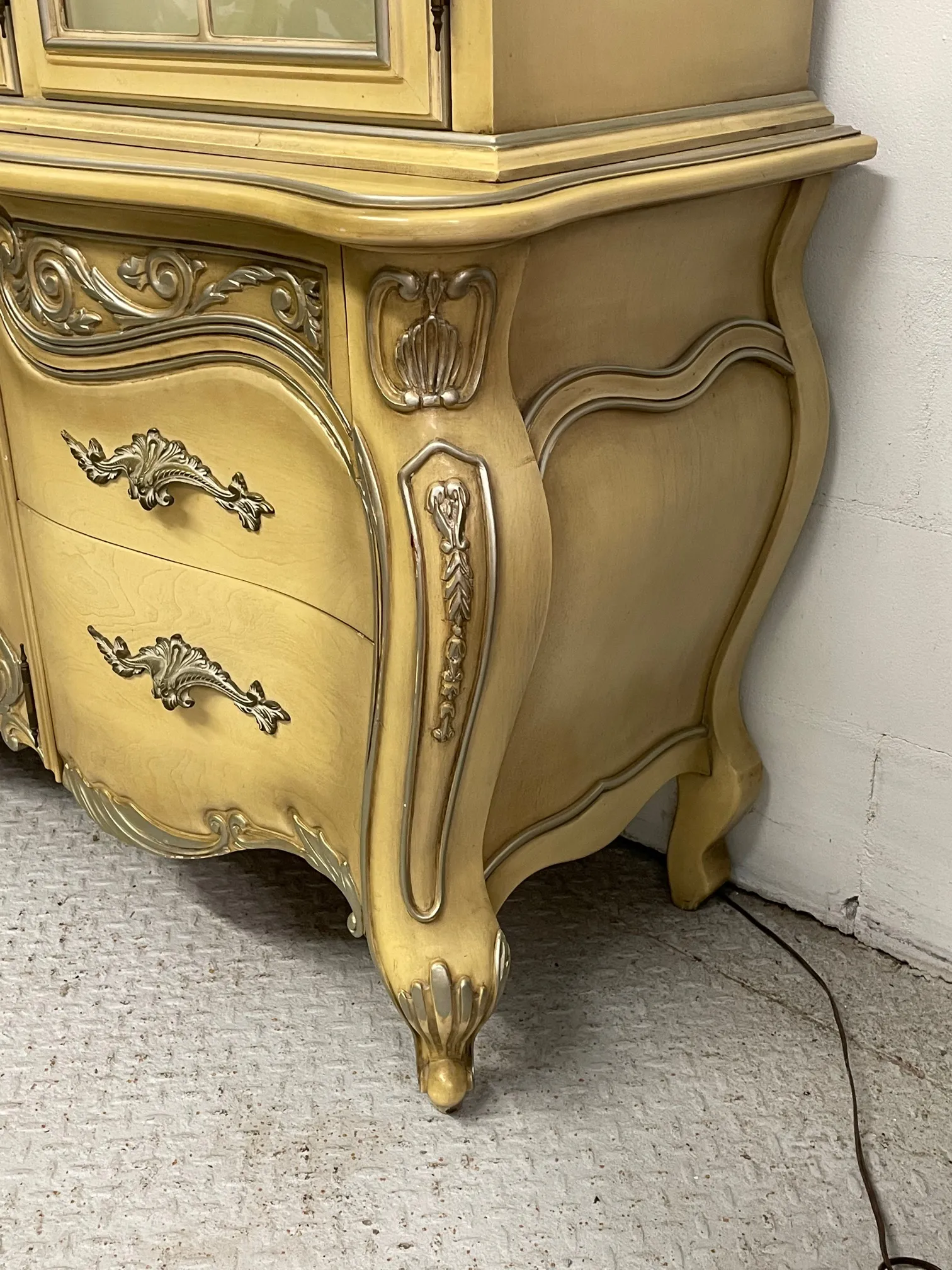 French Rococo Style China Cabinet by Romweber