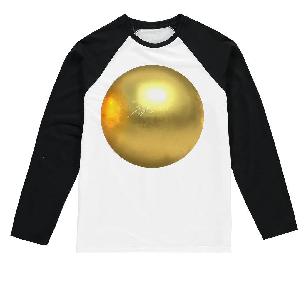 Gold Sublimation Baseball Long Sleeve T-Shirt