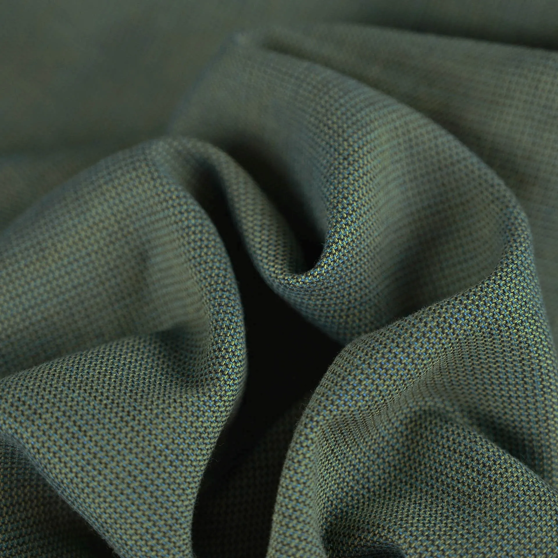Green Cotton Blend Fabric 5538