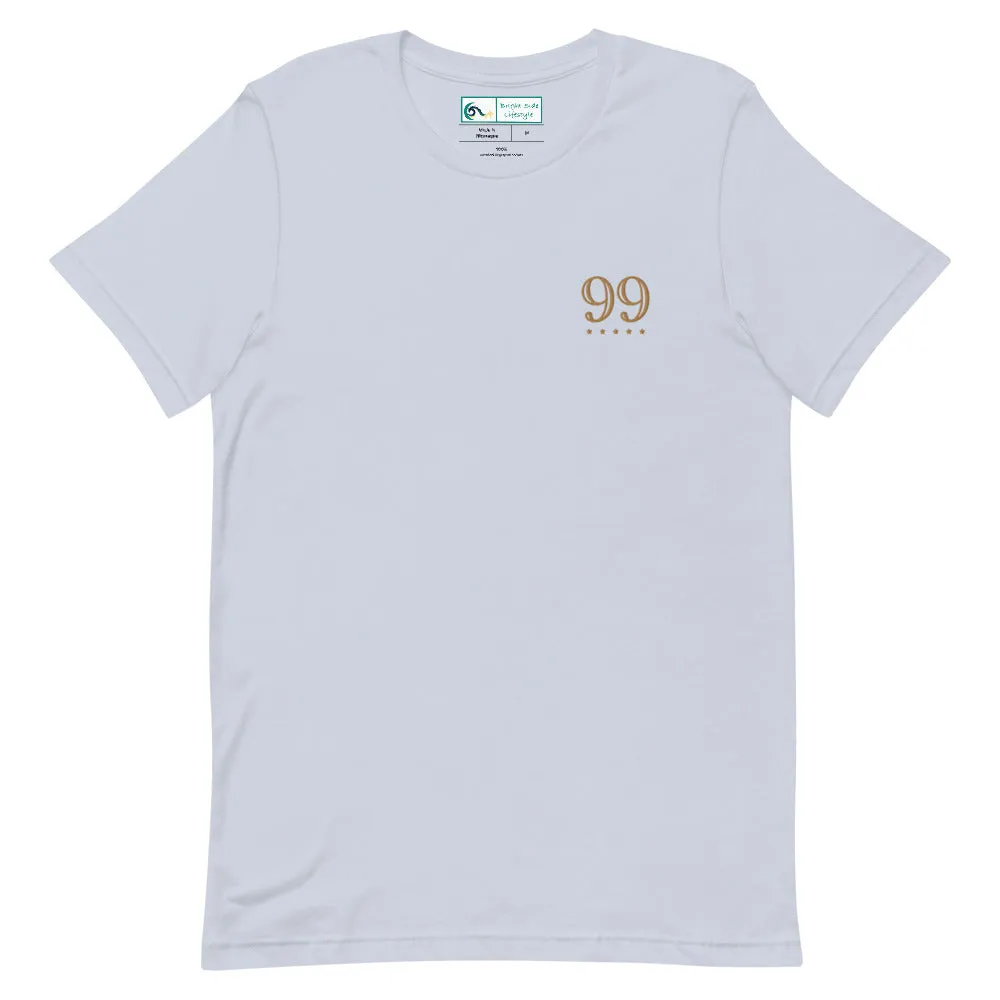Imperfectly Perfect | Embroidered Short-Sleeve Unisex T-Shirt