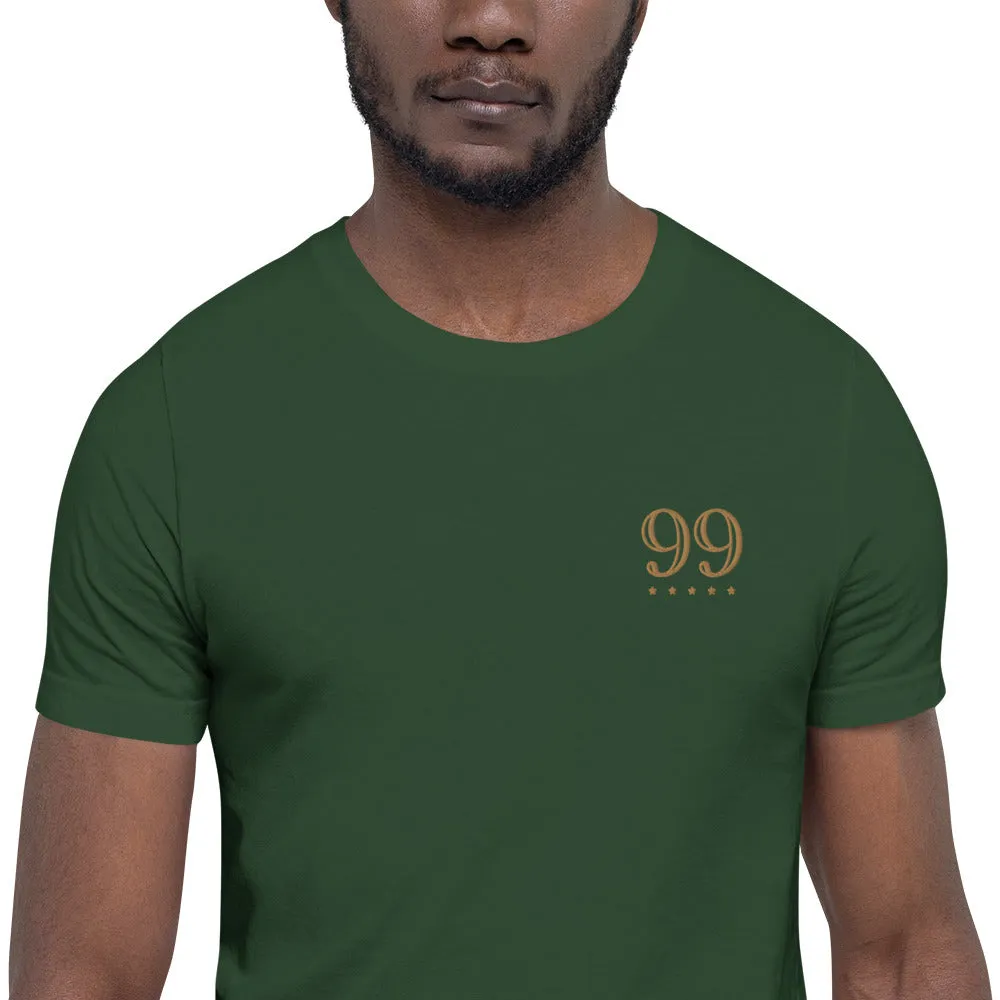 Imperfectly Perfect | Embroidered Short-Sleeve Unisex T-Shirt