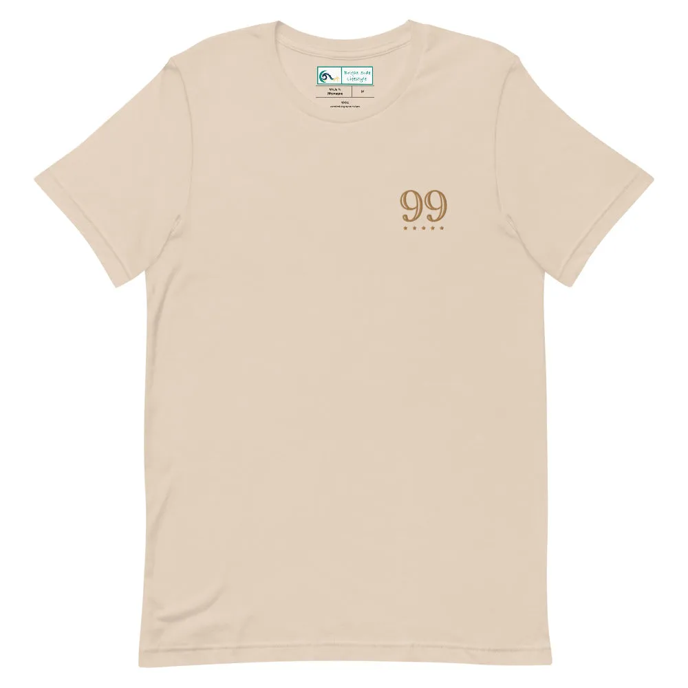 Imperfectly Perfect | Embroidered Short-Sleeve Unisex T-Shirt