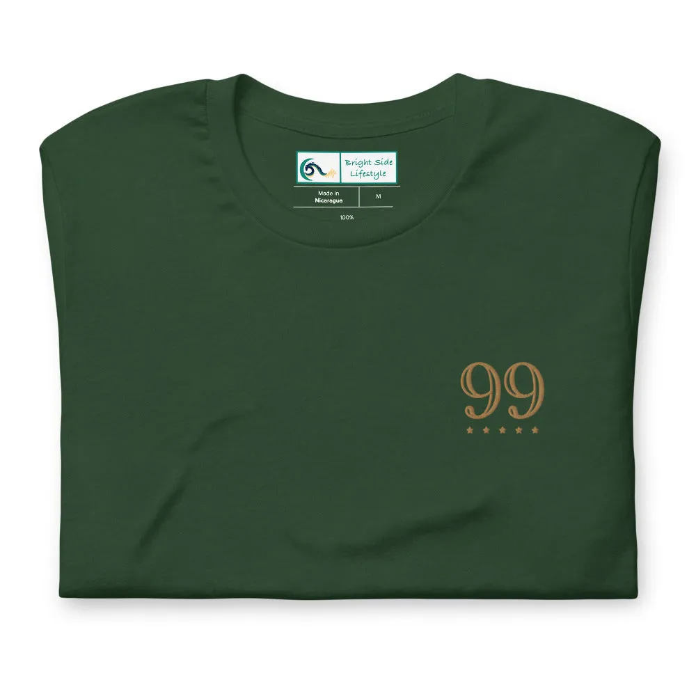 Imperfectly Perfect | Embroidered Short-Sleeve Unisex T-Shirt