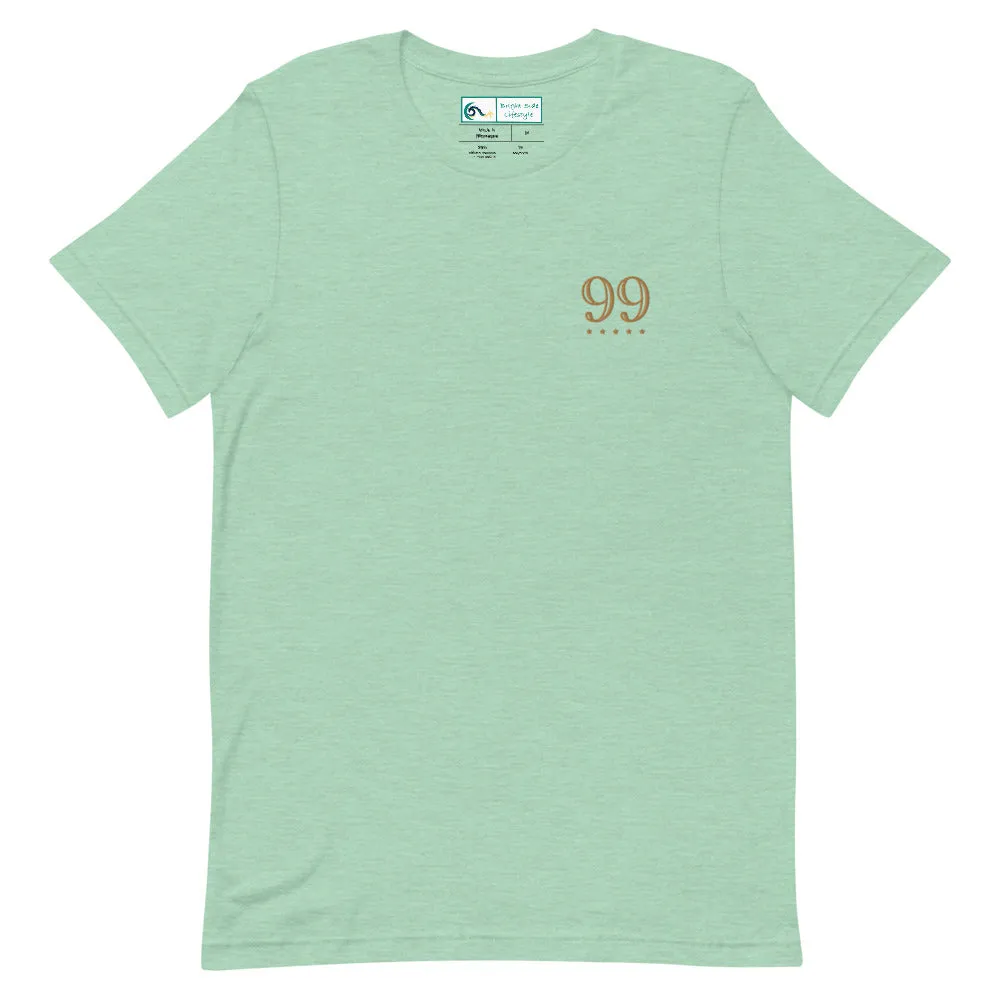 Imperfectly Perfect | Embroidered Short-Sleeve Unisex T-Shirt