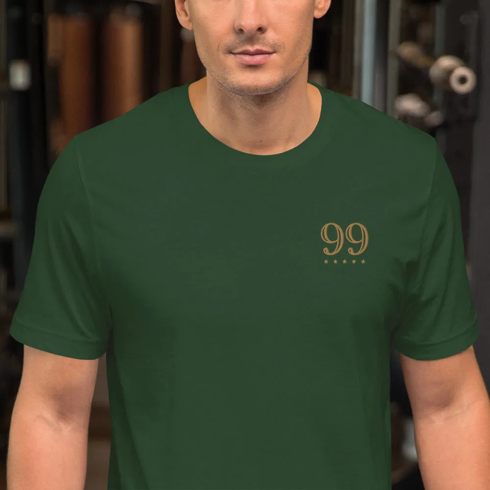 Imperfectly Perfect | Embroidered Short-Sleeve Unisex T-Shirt
