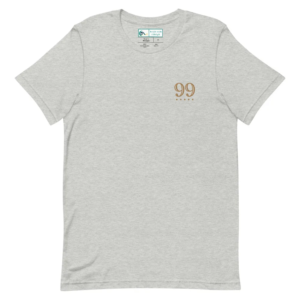 Imperfectly Perfect | Embroidered Short-Sleeve Unisex T-Shirt