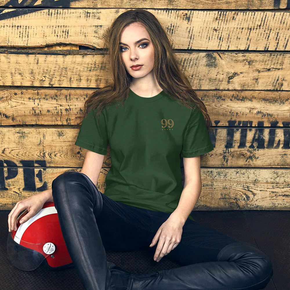 Imperfectly Perfect | Embroidered Short-Sleeve Unisex T-Shirt