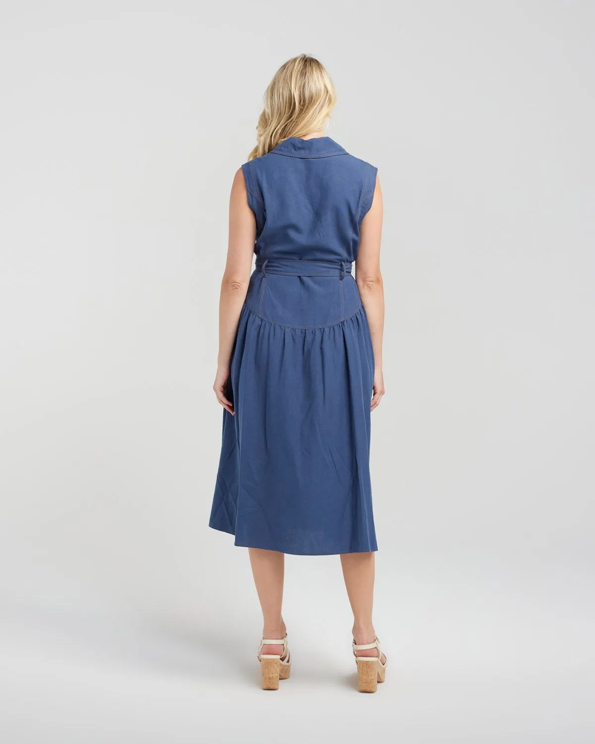Ivy Dress - Deep Blue