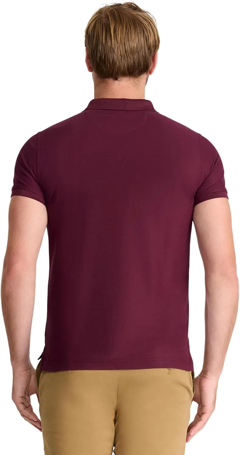 IZOD Men's Advantage Performance Short Sleeve Polo Shirt