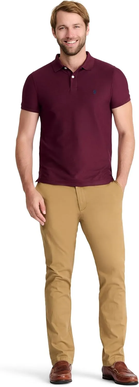IZOD Men's Advantage Performance Short Sleeve Polo Shirt