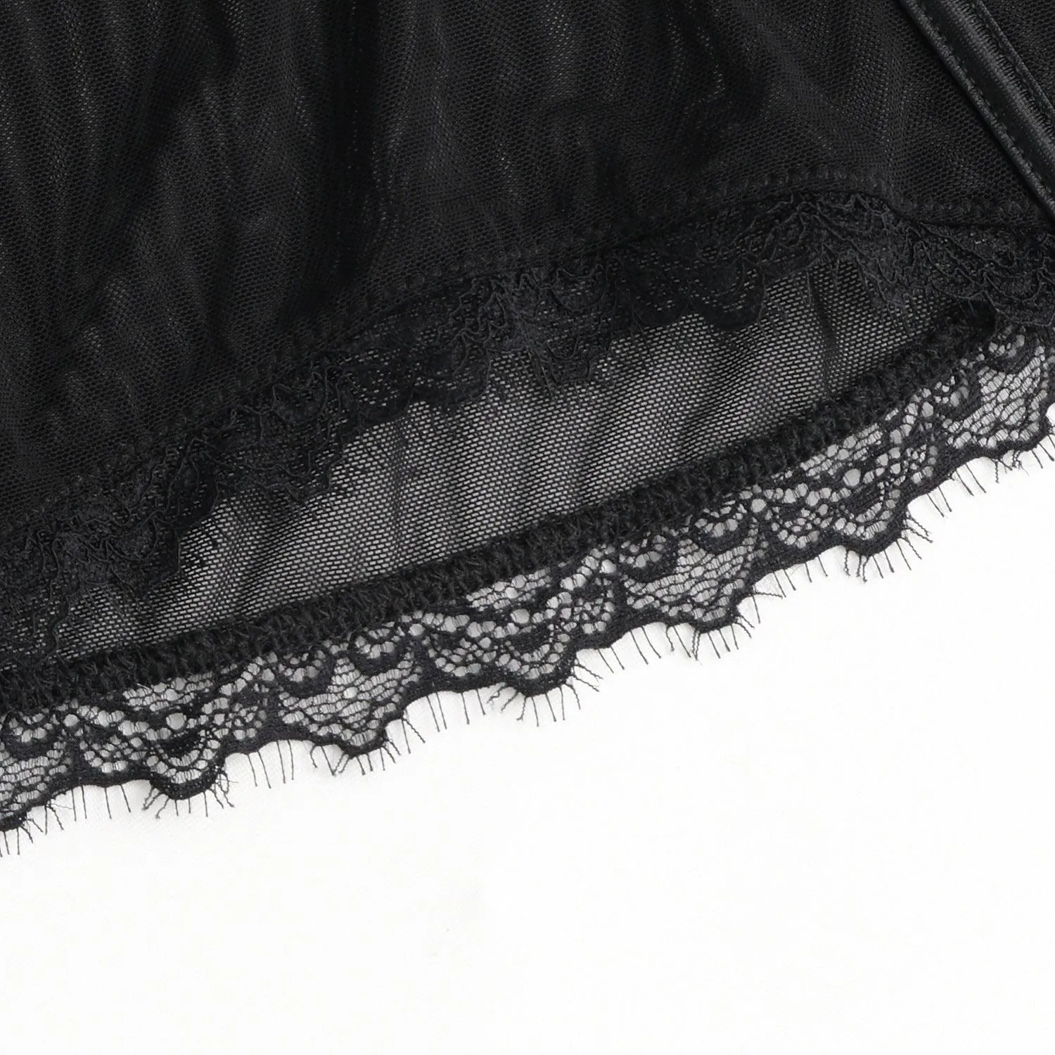 Ladies See Through Floral Lace 3PCS Lingerie Set SKLG4026