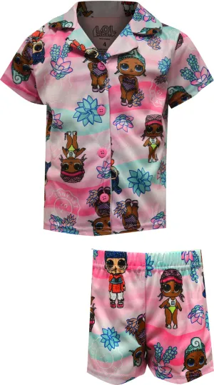 LOL Surprise Tropical Vacation Time Shortie Pajamas
