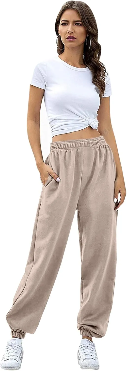 Love My Fashions Sweatpants Women Baggy High Waisted Casual Pajama Pants Jogger Fleece Bottoms Spring Outfits for Women 2025