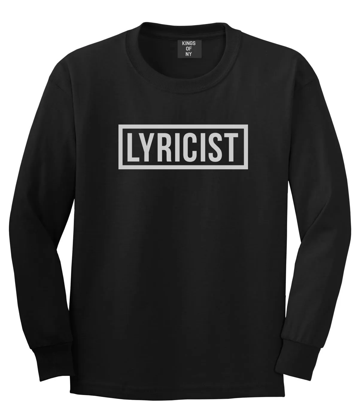 Lyricist Rapper Real Hiphop Long Sleeve T-Shirt